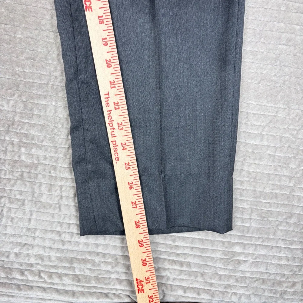 Daniel Cremieux Loro Piana Super 170s Wool Suit Mens Grey Italy 40R 35x29